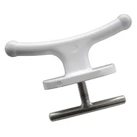Dock Edge De2705wf Classic Cast Aluminum Instacleat With White Finish 5 Inch
