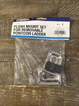 954420 Dockmate Flush Mount Set For Removable Pontoon Ladder