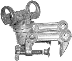 Down-east Sportscraft 013307190107 S-10 Two Clamp Salty Rod Holder