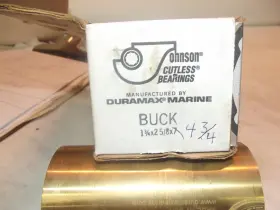134-258-700 Duramax Marine Cut Off Cutless Naval Brass Sleeve Bearing 1-3/4x2-5/8x4 3/4 Buck