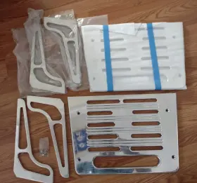 115-57 Eddie Marine Polished Billet Aluminum Boat Swim Steps Platforms 12 Inch X 18 No Res