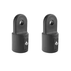 Eeyad 738192449351 Nylon Bimini Top External Eye End Cap 7/8 Inch Black Pack Of 2