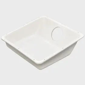 005-066 Erwin Cole Enterprises Boat Tub 21 1/2 X 22 Inch White Plastic