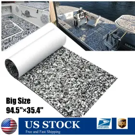 90240-2017-us-7 Evasports -90240-2017-us-7 Camo Eva Foam Boat Flooring Teak Decking Deck Mat 7.8 Ft Marine Carpet Revamp