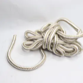 70702 Everbilt Dock Line Double Braid Nylon White And Beige 1/2 Inch X 15-ft