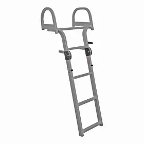 3006.8887 Extreme Max 810074516983 Wide Entry Deluxe Aluminum Folding Dock And Pontoon Ladder-m