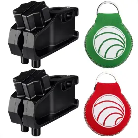 Five Oceans 810201191724 2-pack Adjustable Deck Plate And Fill Key With Floating Green/red Keychain