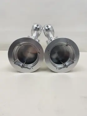 065-1526 Four Winns Xtp 750502 Billet Aluminum Speaker Cans Pair Marine Boat