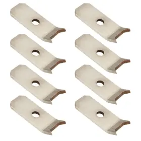 Fugedox 624982061349 8 Pack Trailer Floor Hold Down Clip Steel 1/4 Inch Plate Decking Bearclaw W