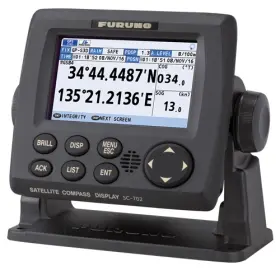 Furuno 611679368393 Sc130 Satellite Compass 4.3in Color Lcd Display 3 Gps Antenna Receivers