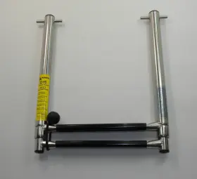 19622 Garelick Ladder 2 Step Folding Under Platform Telescopic 304 Stainl