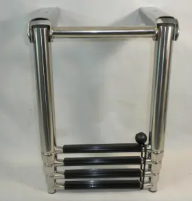 19677 Garelick Ladder 4 Step Telescopic 304 Stainless Steel