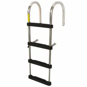 7203019 Garelick Pn Boat Eez-in Telescoping Ladder 4-step 46 In Stainless Steel