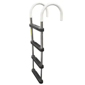 7203080 Garelick Pn Boat Eez-in Telescoping Ladder 4-step Ss 46 3/4 In