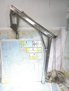 Ld6-1-26 Garhauer Boatersft Resale Shop Of Tx 2601 1005.17 Engine Lifting Davit