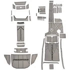 122229 Gatorstep 10344 00 Moomba Boat Non-skid Deck Mat Kit Makai Gray 2022