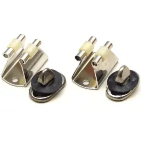 1336 Gemlux Gem Boat Door Stopper Fasteners Doral Stainless Steel Pair