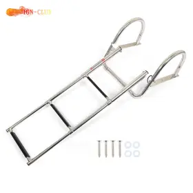 Icc2686908 Genrics 3 Steps Boat Ladder Stainless Steel Telescoping For Marine Swimming Pool Us
