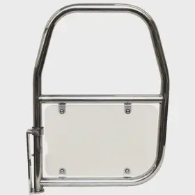 Gg04593p Gg Schmitt Aviara Boat Transom Gate 548200 Stainless Steel With Acrylic Pane