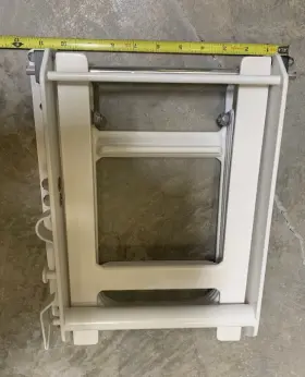 L02f3200 Gg Schmitt And Sons White Fold Down Ladder 11-3/4 Inch W