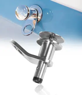 Gmqp0001504 Gm-motor 1/2 Inch Heavy-duty Marine Stainless Steel Quick-release Boat Fender Holder Mount