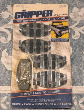 Goldeneye Z-3800-4 Vtg The Gripper No Knot Tie Down 4 Pack Truck Boat Trailer Nos Usa