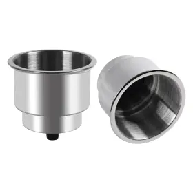 Ymx2-gm-e10319 Goture 2 Stainless Steel Cup Drink Holder With Drain Marine Boat Rv Camper Rod