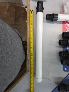11-256 Grady White 18 Inch Screw-in Fishbox Livewell Overflow Stand Pipe Drain Tube