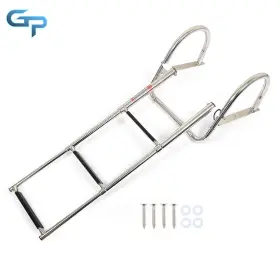 Gre154420 Greatparts 3 Steps Boat Ladder Stainless Steel Telescoping Folding Dock