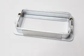 155.00.560 Hafele 5-pk Flush Handles Chrome Plated Zinc Alloy 110mm X 56mm