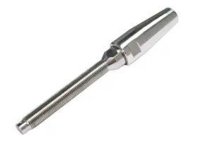 38cts732 Hayn Marine Hardware 7/32 Inch Wire X 3/8 Thread Hi-mod Compression Stud