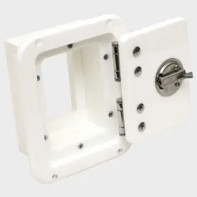 Hs21442870 Hcb Yachts Hs-375p-ww Boat Battery Switch Box White Acrylic Port
