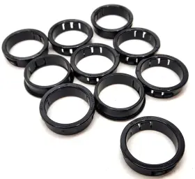 Sb-1.500-21 Heyco 10 1-1/2 Inch #2240 Snap Bushing Black Nylon Wire Cable Protector