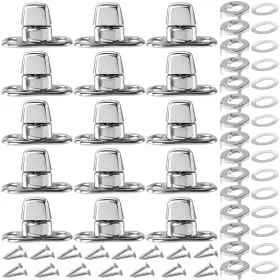 Zk7922t1-m Hinzic 15 Sets Canvas Twist Lock Fasteners Rustproof Zinc Alloy For Boats And Yachts