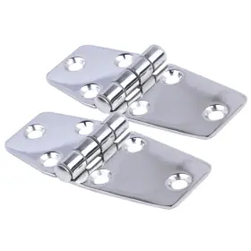 4347393849 Hoffen 2 Pack 3.4x1.5 Inch Marine Boat Hinges 316 Stainless Steel Heavy Duty Hatch
