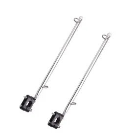 Hoffen 970870391659 2 Pcs Stainless Steel Rail Mount Boat Pulpit Staff Yacht Marine Flag Po