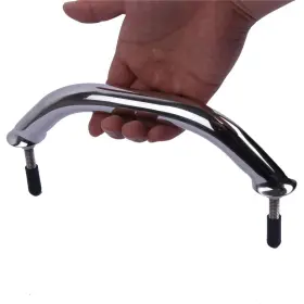Hoffen 970870393585 8 Inch Boat Grab Bar 316 Stainless Steel Polished Handle Handrail Hardware M