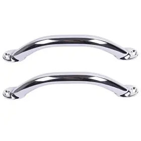 Hoffen 970870396043 Boat Grab Handle Handrail 2 Pcs 9 Inch Long Polished Stainless Steel Round Tube