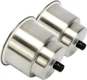 Hf9682s Hoffen 2 Pack Boat Cup Holder Marine Stainless Steel Drink Insert Drain Yacht Rv