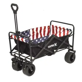 169506f Hurley Boat Beach Wagon American Flag / Black