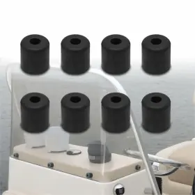 Hwimarine 419391896703 Boat Windshield Bumpers - 1 Inch Domed Rubber Windscreen Grommets For Marine
