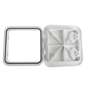 Hyddnice 733810563938 Marine Boat Deck Access Hatch And Lid 14-3/4 Inch Length X 14-1/2 Width 375mmx 370mm