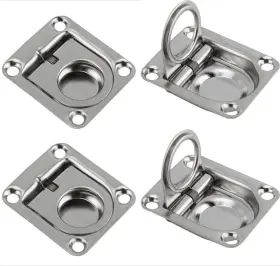 Hd-0007-02 Hyddnice 4x Marine Stainless Steel Hatch Pull Flush Lift Boat Deck Handle