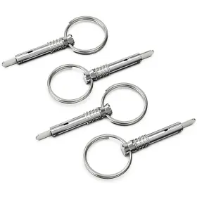 Hzjd 661918888786 1/4-inch Quick Release Pin 316 Stainless Steel Bimini Top 4 Pack