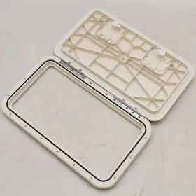 520-133 Innovative Product Solutions Boat Deck Hatch 11 X 19 Inch Arctic White - Dent