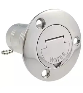 44654786 Isure Marine Boat Yacht 2 Inch Deck Filler Keyless Stainless Steel Water Cap