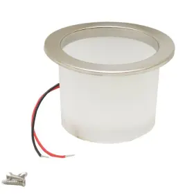 81424ss-scr-bl-86 Itc Illuminated Cup Holder Blue Led Ss Rim Marine Boat