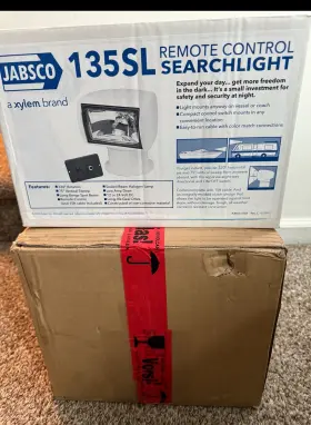 60020-0000 Jabsco 135sl/60020-0000 Boat Searchlight Brand New Model -