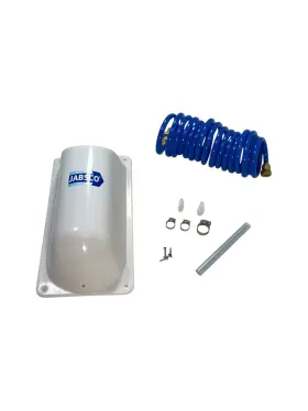 31910-3115 Jabsco Side Mount Hose Enclosure Washdown Kit 15ft Blue Coil New