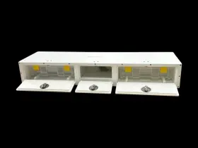 11327-100 Jet Technologies Tech Boat Leaning Post Tackle Center Under Mount W 33 1/8 Inch X H 5 D 9 3/4